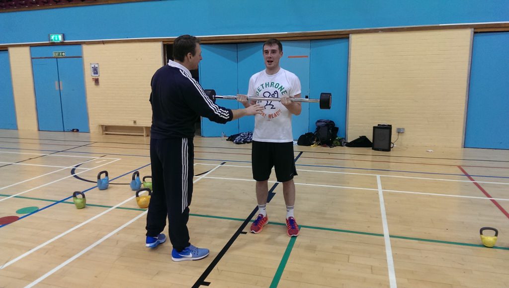 Circuit training with Grant Churchward