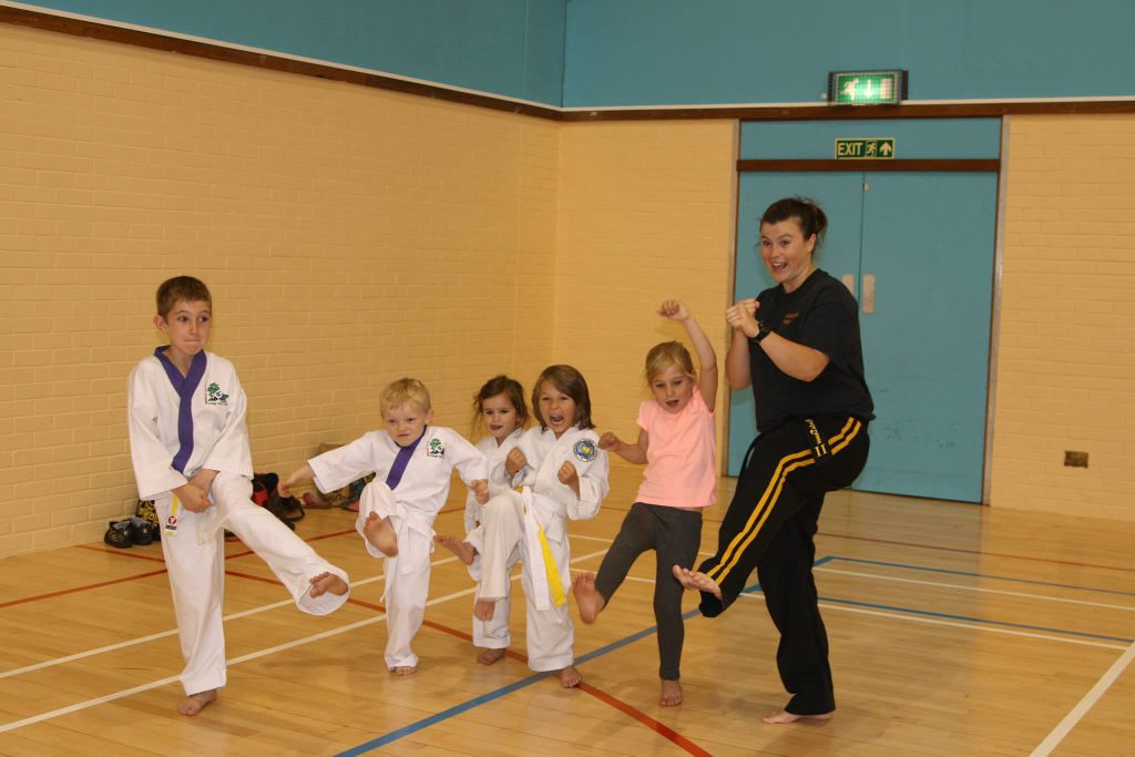 Little Dragons Taekwondo class with Ms Dunne