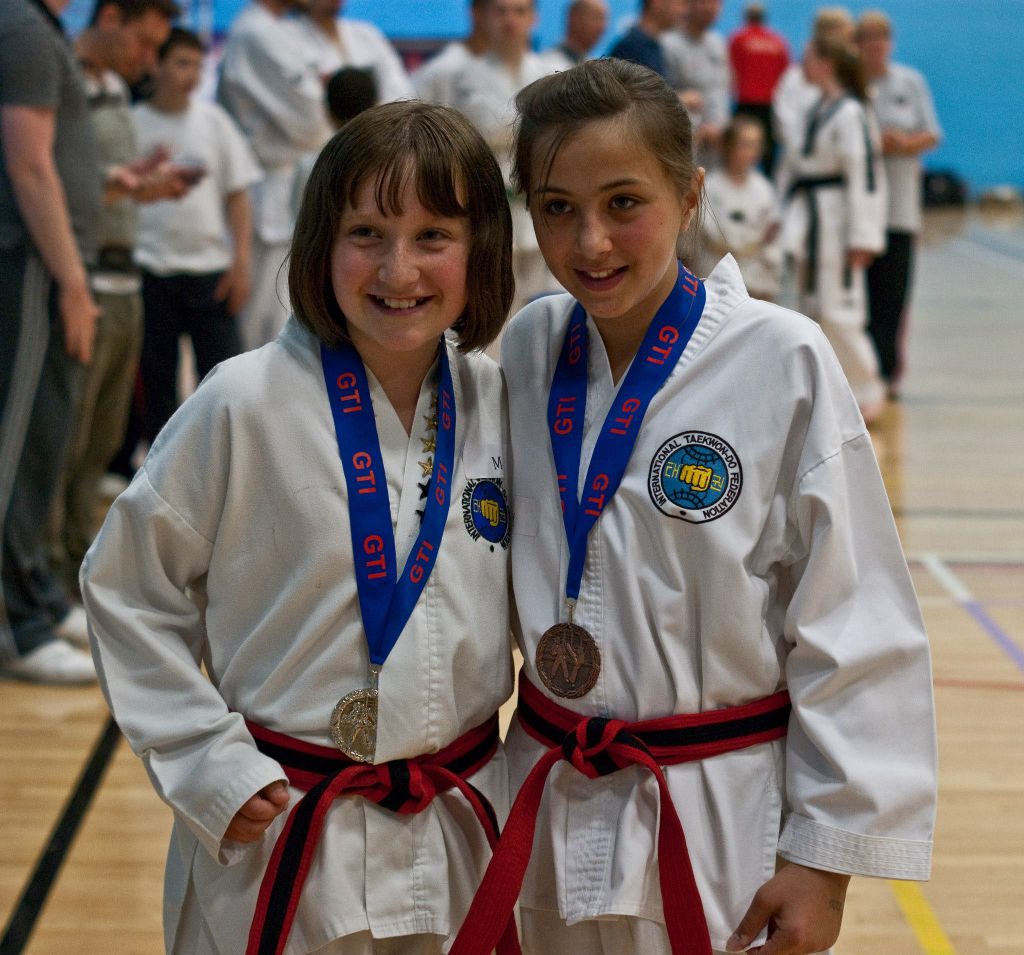 Torbay Taekwondo junior students enjoying success at a competition