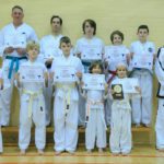 Torbay Taekwondo Schools Colourbelt Grading March 2017 Students with their new belts and certificates