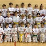 Torbay Taekwondo Students receiving their new belts and certificates December 2018