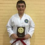 Mr Shaun Quick receiving the Grading Award in March 2018 at Torbay Taekwondo Schools