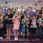 Torbay Taekwondo Schools students receiving Annual Awards in 2014 during our Christmas Party