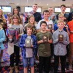 Torbay Taekwondo Schools students receiving Annual Awards in 2016 during our Christmas Party