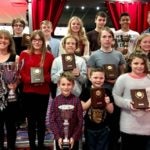 Torbay Taekwondo Schools students receiving Annual Awards in 2017 during our Christmas Party