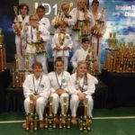 Torbay Taekwondo Students winning lots of trophies at the Open Dragon Tang Too Do Championships in Bristol Sept 2018