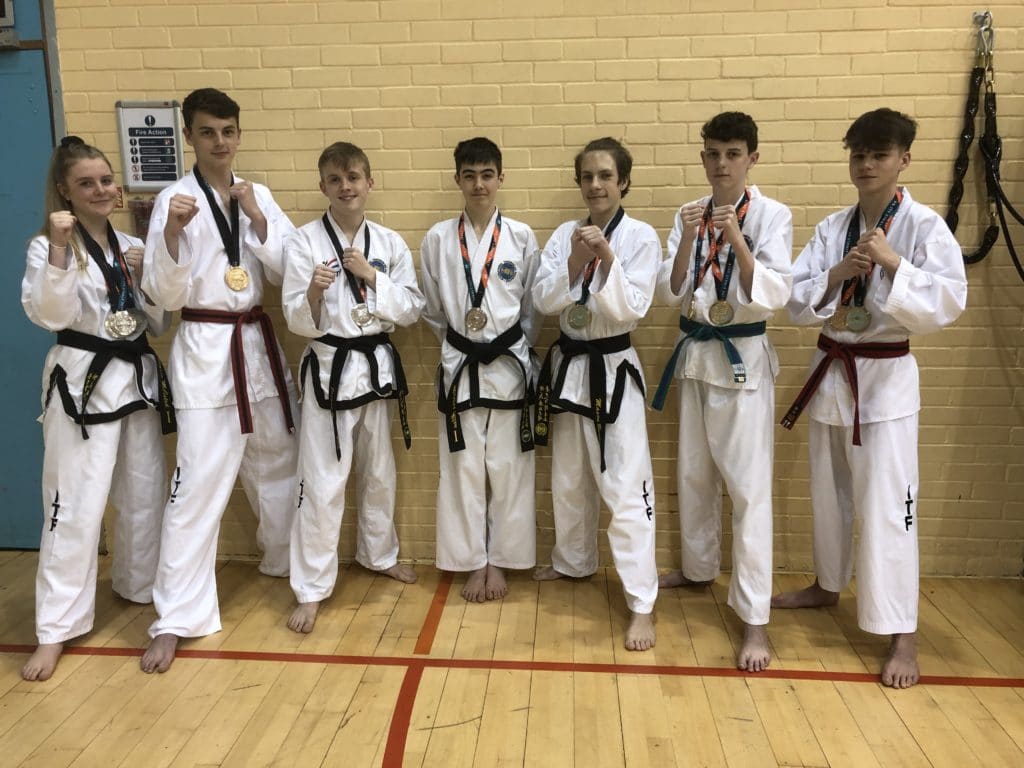 Torbay Tkd School UKITF Finals day Medalists 2019