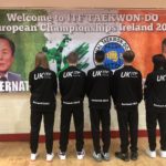 5 members of Torbay Taekwondo representing Team UK at European Championships Cork Ireland 2019