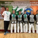 5 members of Torbay Taekwondo representing Team UK at European Championships Cork Ireland 2019