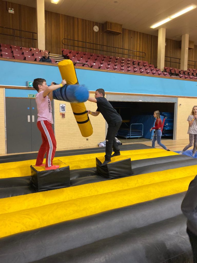 Gladiator fun for the Boys. Annual Awards Dec 2019