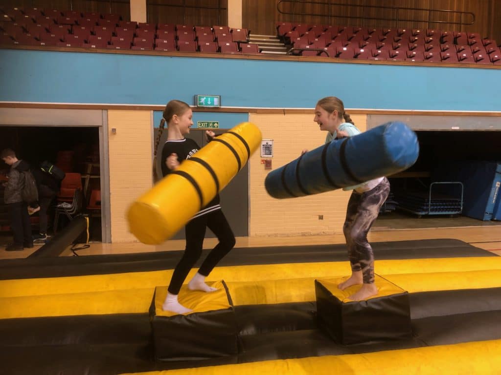 Gladiator fun for the Girls. Annual Awards Dec 2019