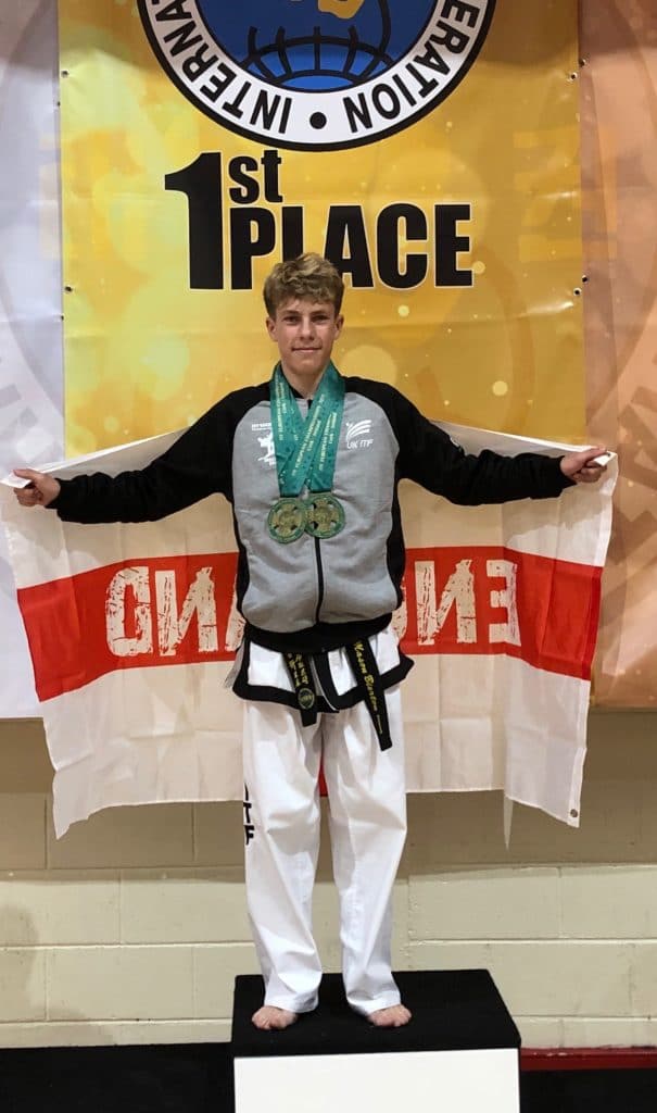 Mason Bierton Double Gold Medalist European Championships Cork Ireland 2019