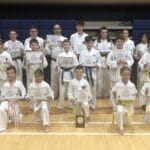 Torbay Taekwondo Students receiving their new belts and certificates December 2021